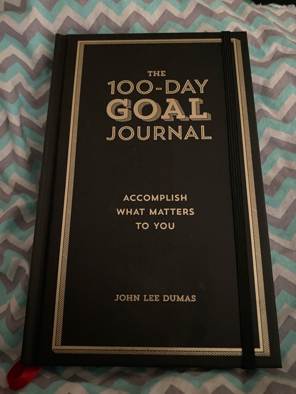 NEW! John Lee Dumas Black 100-Day Goal Journal